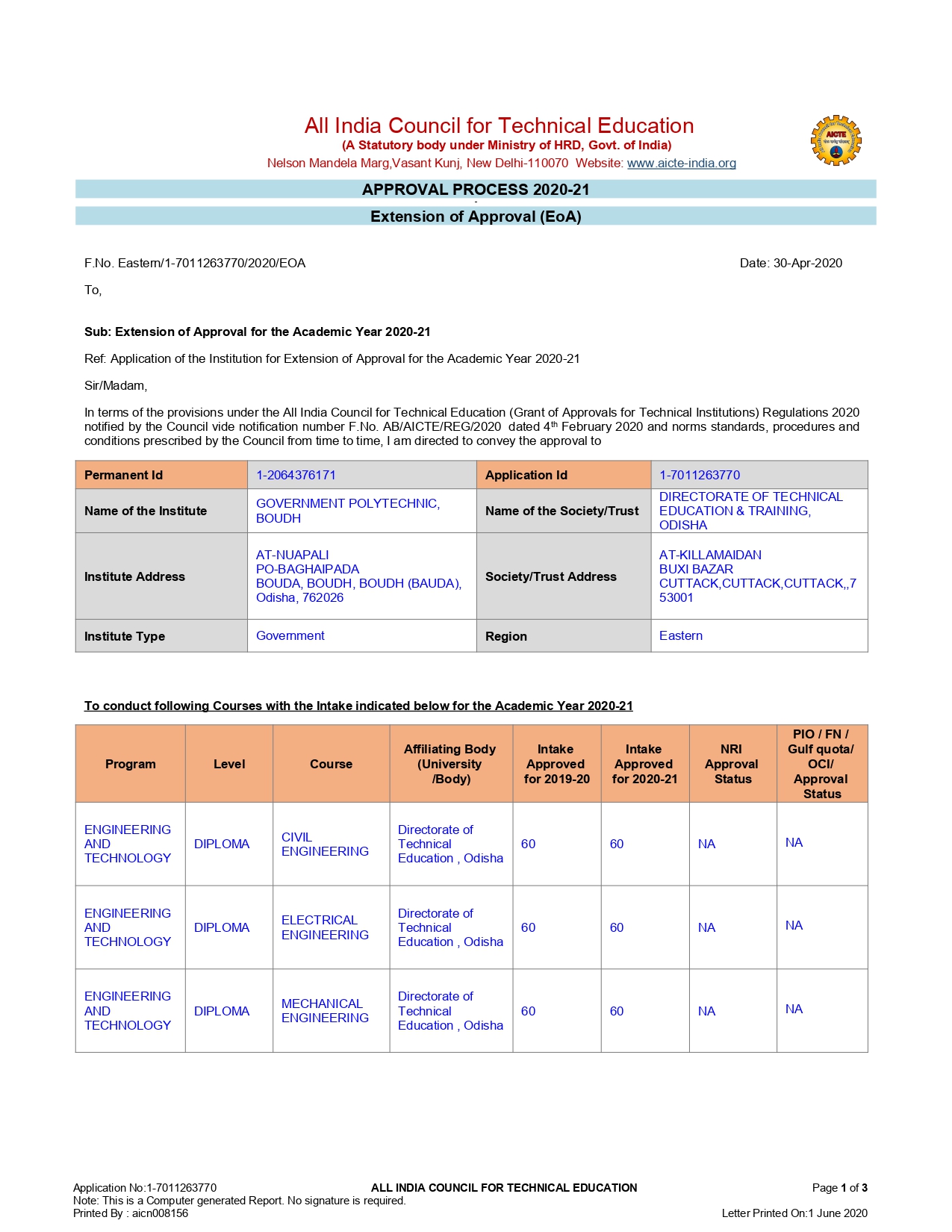 EOA 2021